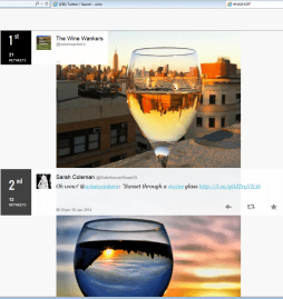 wine wankers are the top wine image tweeters on twitter