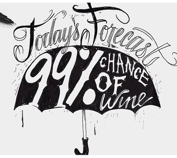 fun wine images 99 percent chance of wine