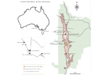 wine wankers map of coonawarra wineries vineyards terra rossa soils