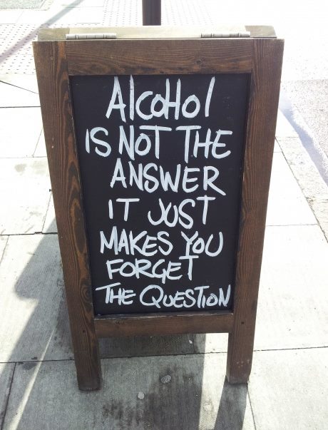 alcohol is not the answer wine wankers