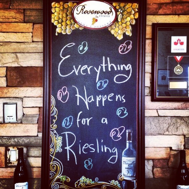 everything happens for a reisling