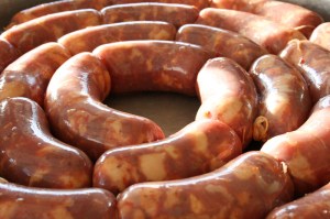wine wankers Sausages-homemade