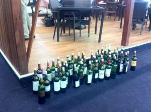 Half bottles needing a home.