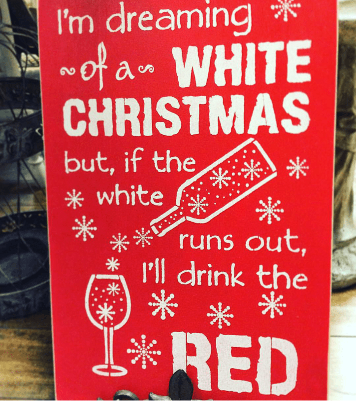 wine wankers christmas images white christmas red